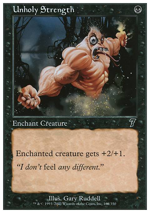 Unholy Strength feature for Shooooot Her! [Pauper EDH]
