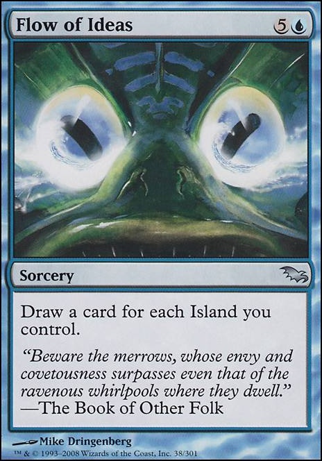 Flow of Ideas feature for [Needs Trimming] Blue Fliers Budget EDH