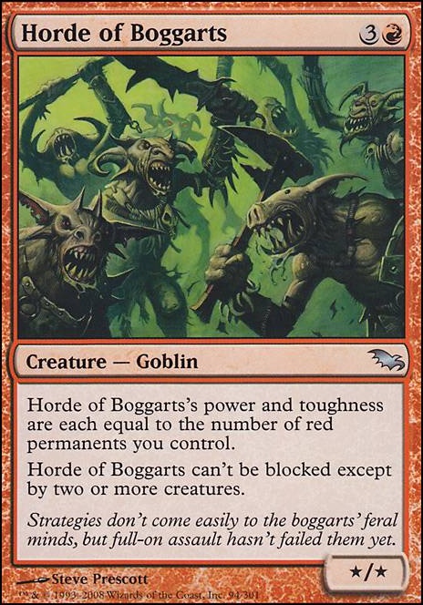 Horde of Boggarts feature for My Goblin Deck