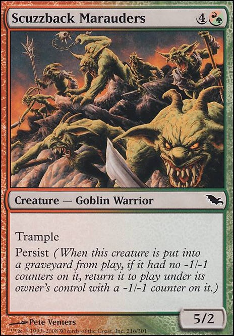 Featured card: Scuzzback Marauders