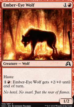 Ember-Eye Wolf feature for Mono Red