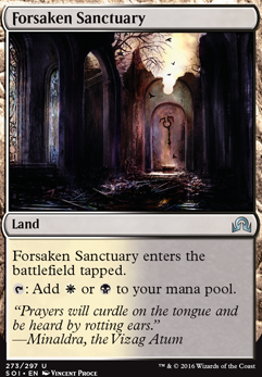 Forsaken Sanctuary feature for Sorin's Cruelty