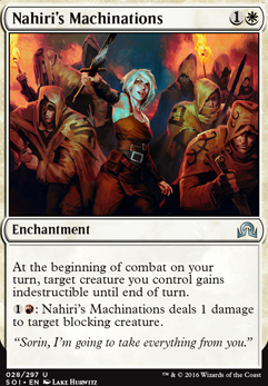 Nahiri's Machinations feature for Alesha, Who Smiles at Death