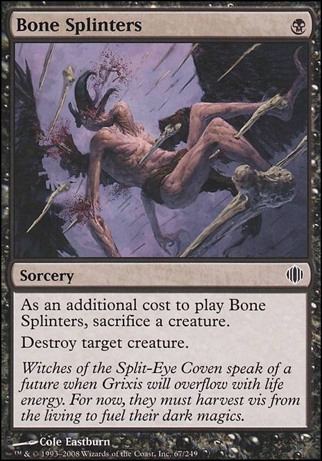 Featured card: Bone Splinters