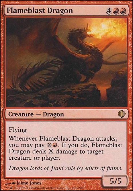 Featured card: Flameblast Dragon