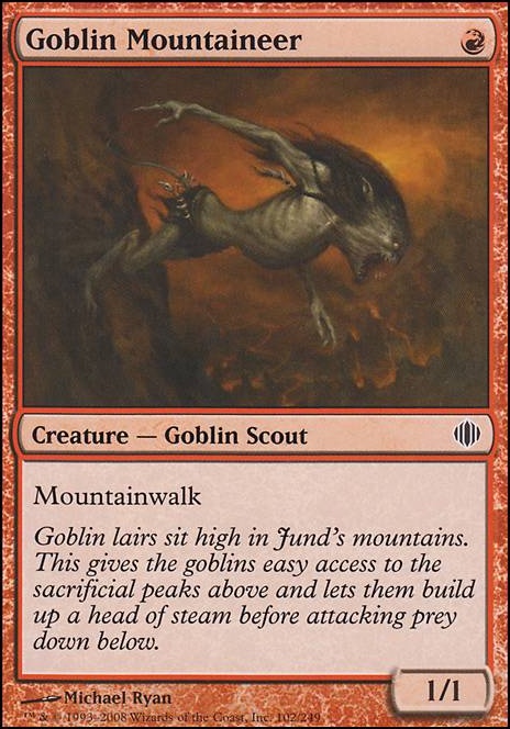 Featured card: Goblin Mountaineer