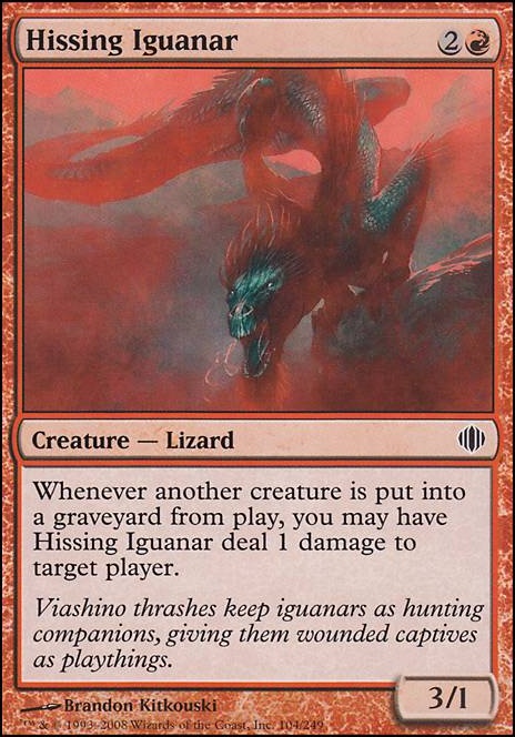 Featured card: Hissing Iguanar