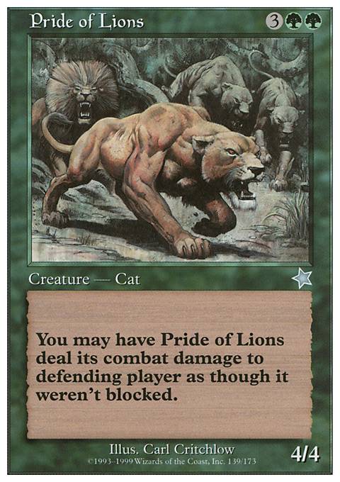 Featured card: Pride of Lions