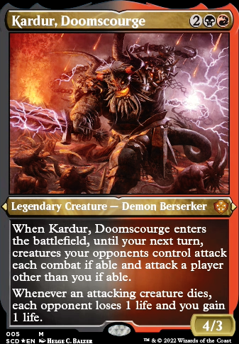 Featured card: Kardur, Doomscourge