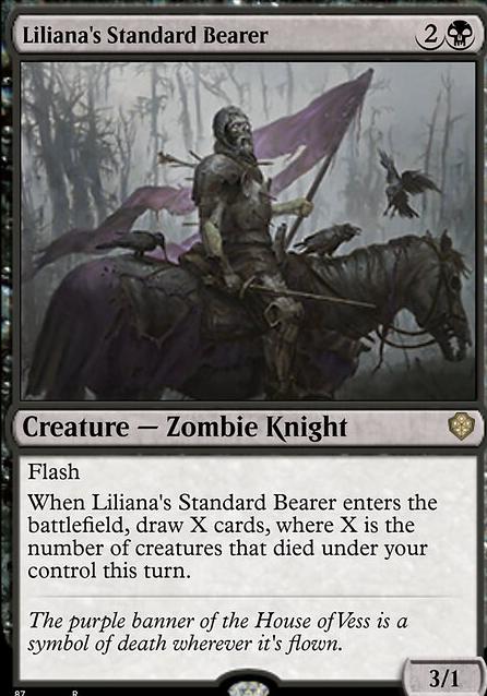 Liliana's Standard Bearer feature for GISA AND GERALF