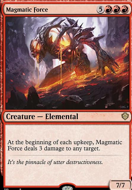 Featured card: Magmatic Force