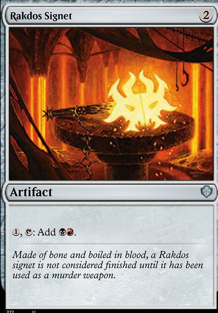 Rakdos Signet feature for ob nixilis hates your board