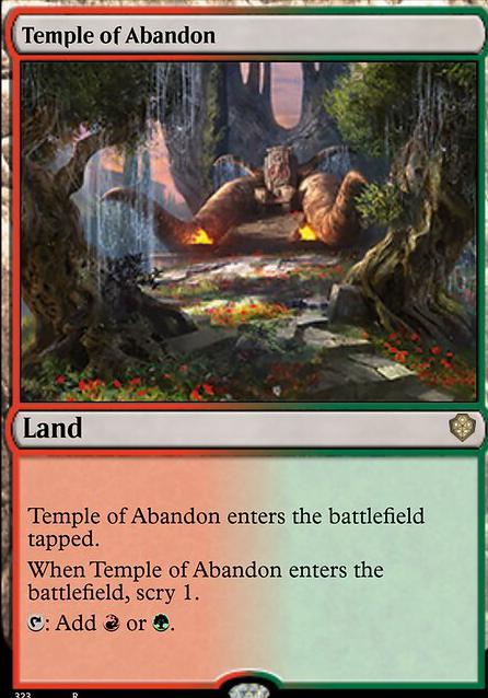 Featured card: Temple of Abandon