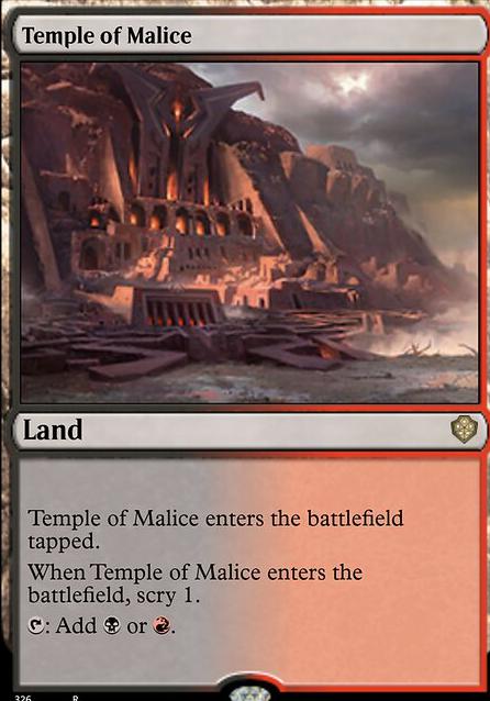 Featured card: Temple of Malice