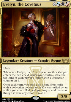 Evelyn, the Covetous feature for Evelyn Casual EDH