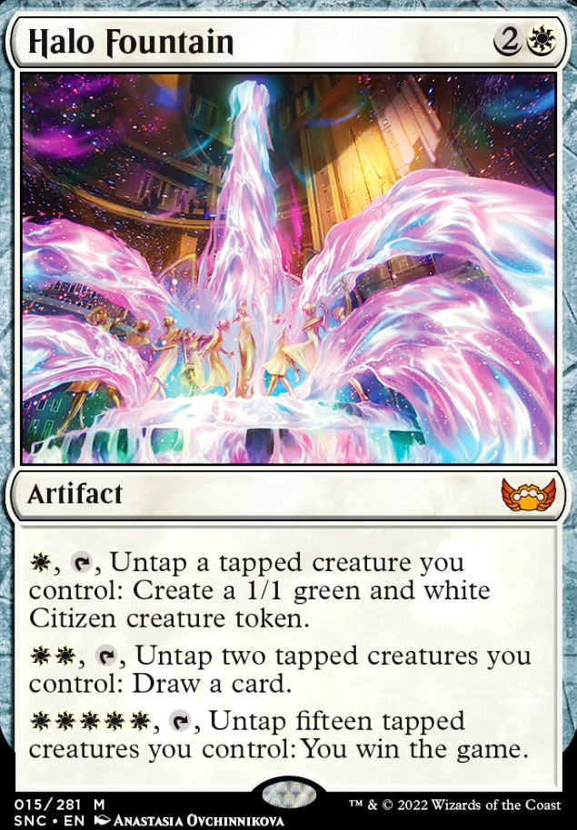 Halo Fountain feature for Token Deck