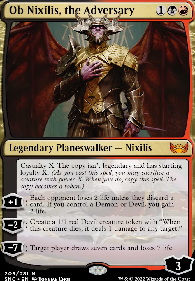 Featured card: Ob Nixilis, the Adversary