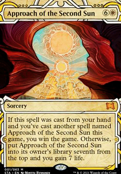 Approach of the Second Sun feature for “As Pitiless As The Sun” [Arena Azorius Control]