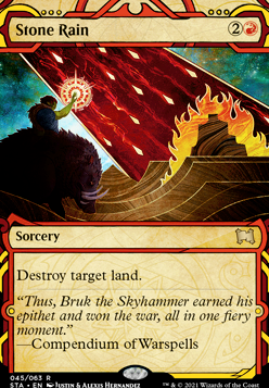 Stone Rain feature for Isshin, Two Combats are Better than One - EDH