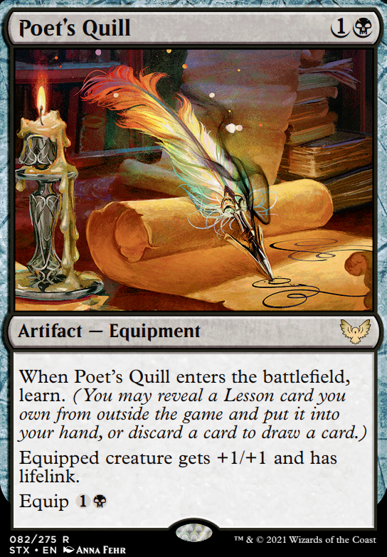 Featured card: Poet's Quill