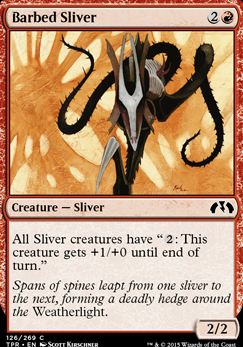 Featured card: Barbed Sliver