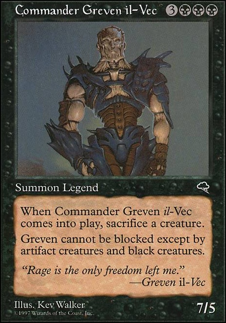 Commander Greven il-Vec feature for Old Border Mono Black Voltron