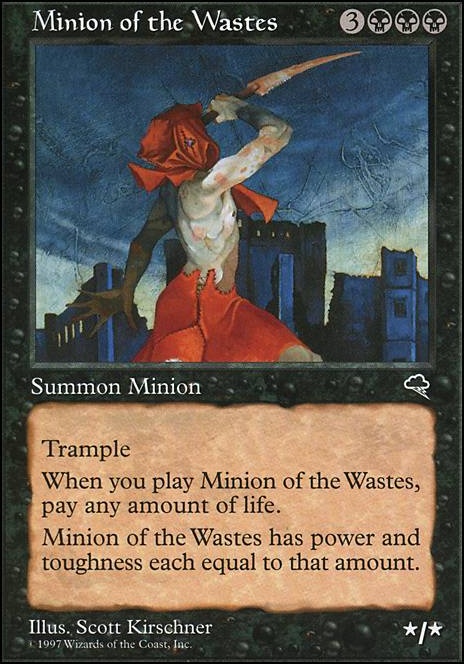 Minion of the Wastes feature for Wasted Sacrifice