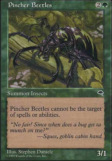 Pincher Beetles feature for Tempest Block Limited EDH - Mirri, Cat Warrior