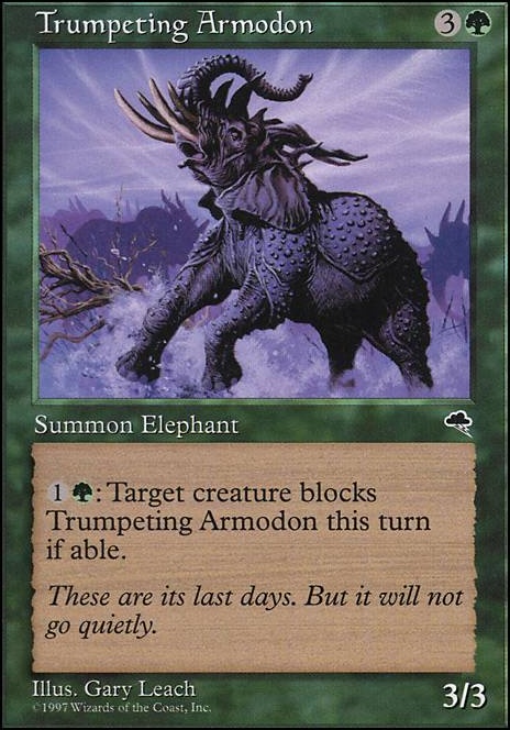 Featured card: Trumpeting Armodon