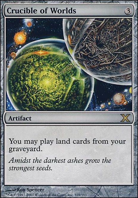 Featured card: Crucible of Worlds