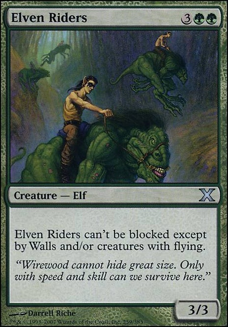 Elven Riders feature for Over the Weekend Mono Green Elf Land Ramp