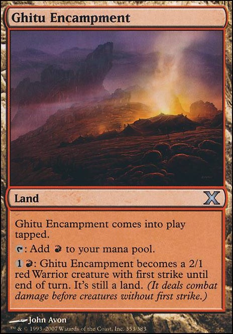 Featured card: Ghitu Encampment