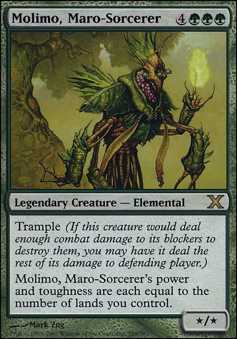 Featured card: Molimo, Maro-Sorcerer