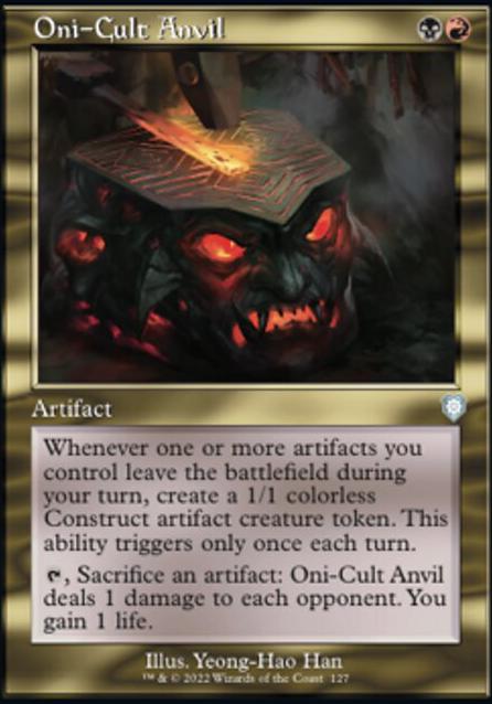 Oni-Cult Anvil feature for Rakdos anvil sacrifice