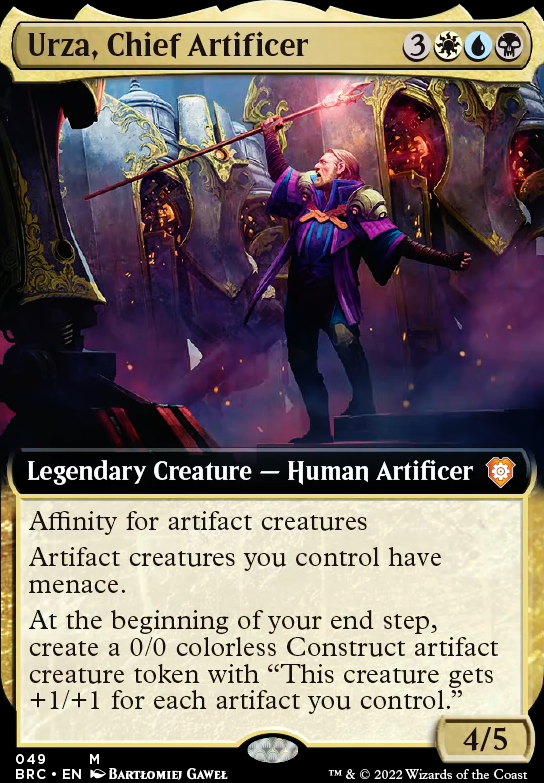 Urza, Chief Artificer feature for Urza's Affinity for Artifacts