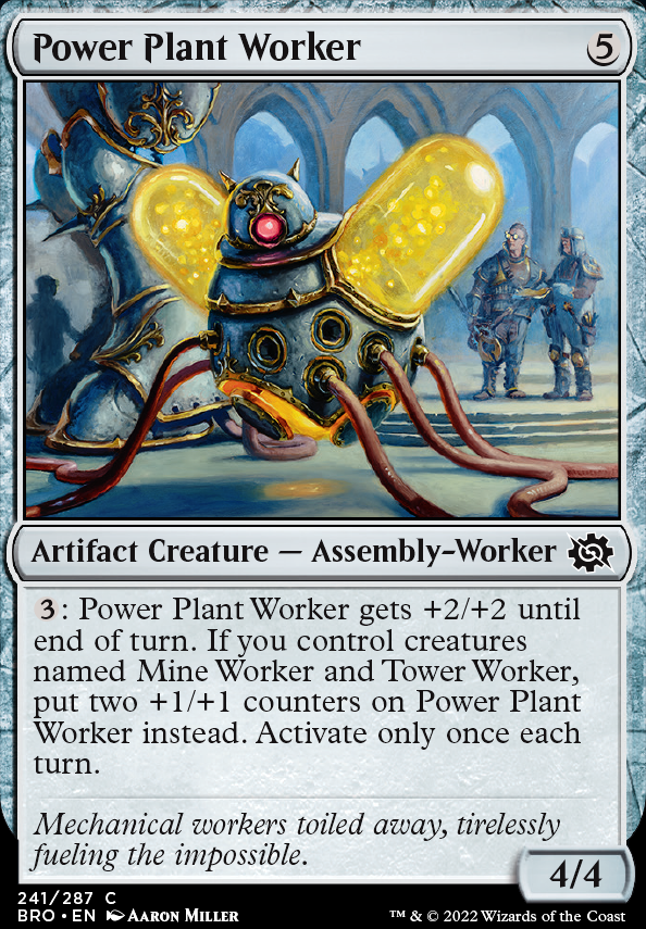 Power Plant Worker feature for Assembly Worker Tron!