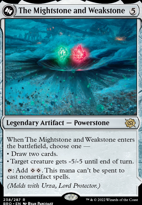 Featured card: The Mightstone and Weakstone