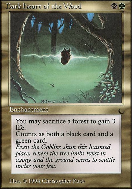 Featured card: Dark Heart of the Wood