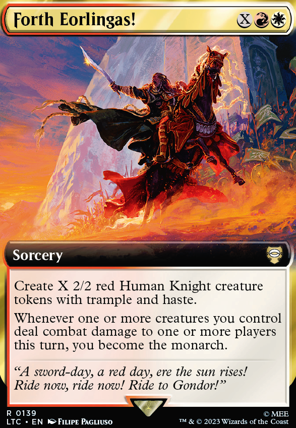 Iroas Aggro Combat MidRange / EDH MTG Deck)