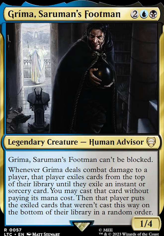 Featured card: Grima, Saruman's Footman