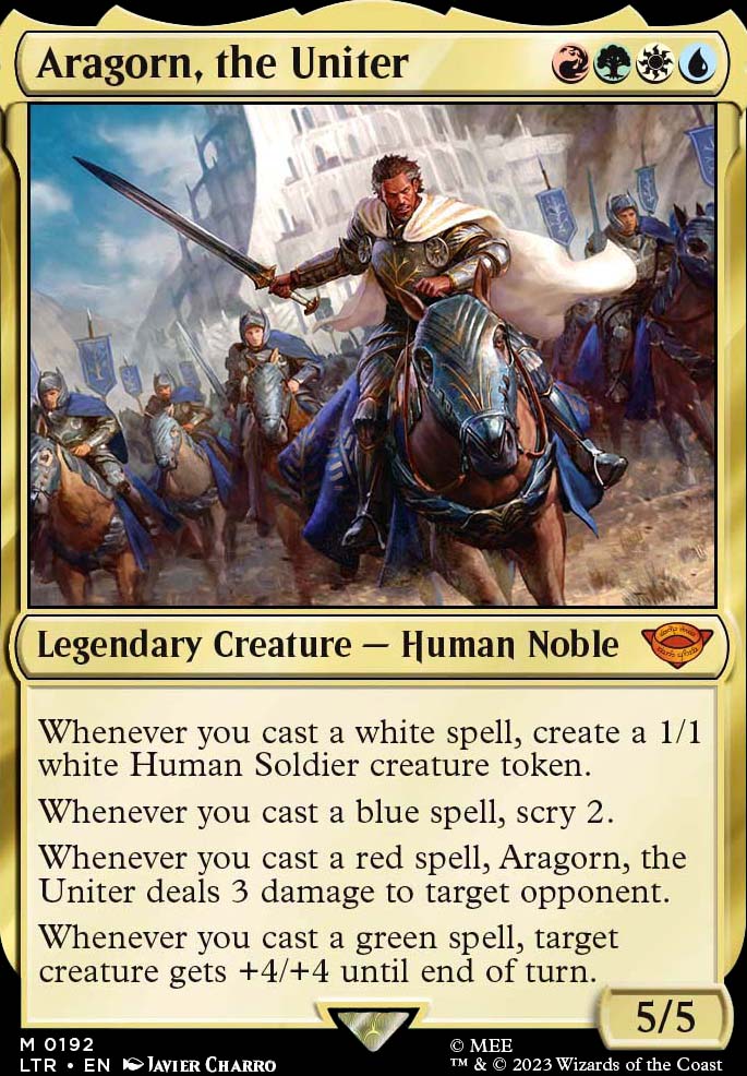 Aragorn, the Uniter feature for Aragorn the Uniter - League Deck