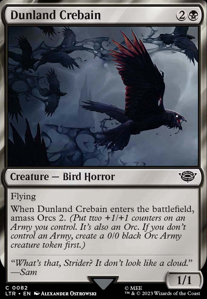 Featured card: Dunland Crebain