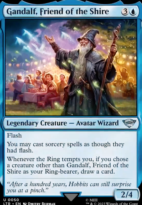 Featured card: Gandalf, Friend of the Shire