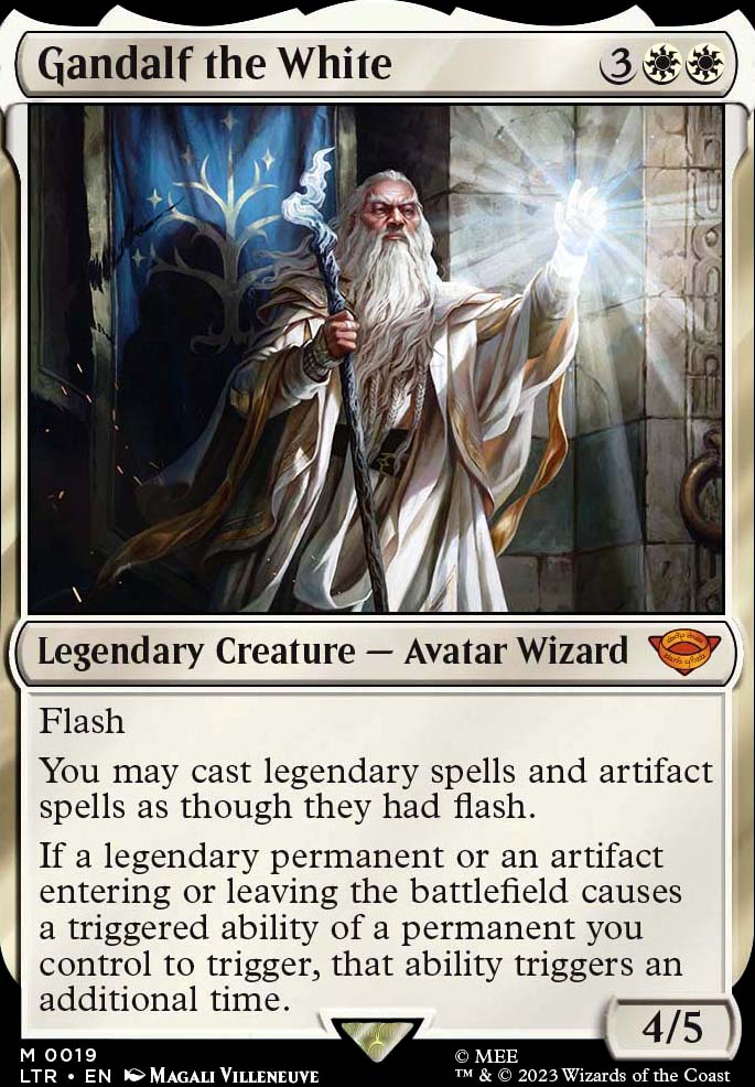Gandalf the White feature for Gandalf Deck ETB/LTB