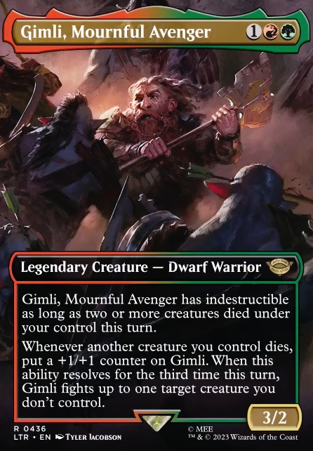Commander: Gimli, Mournful Avenger