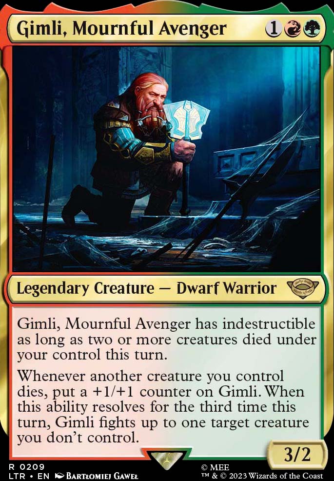 Featured card: Gimli, Mournful Avenger
