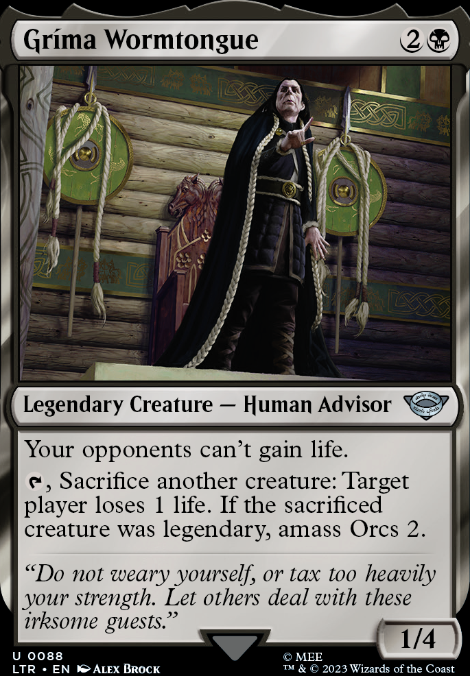 Grima Wormtongue feature for Grima's Council