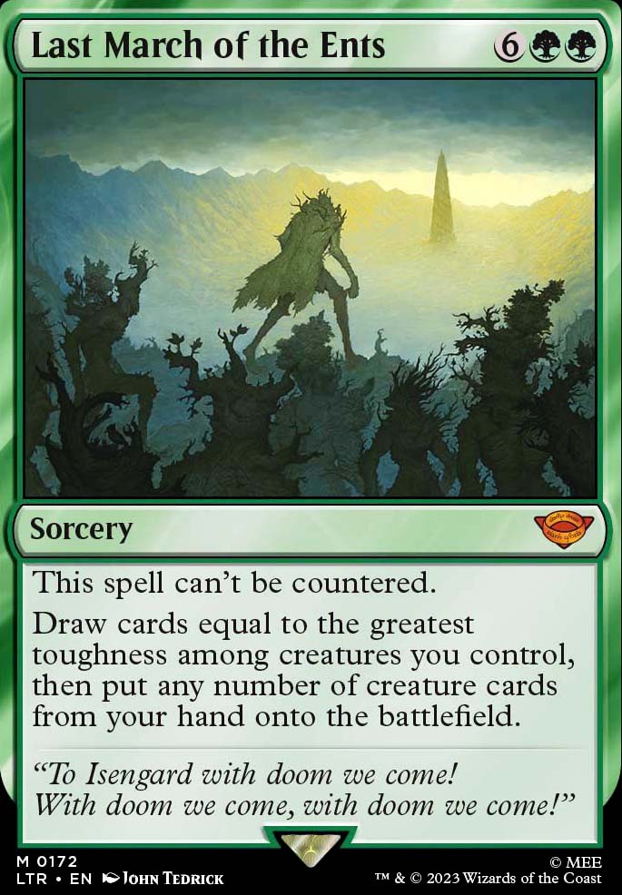 Featured card: Last March of the Ents