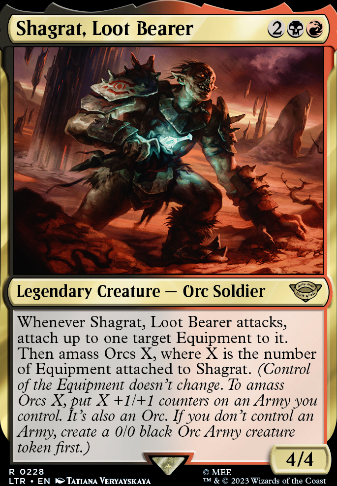 Shagrat, Loot Bearer feature for You are carrying too much to be able to run.