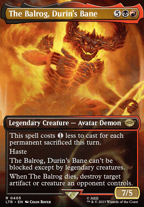 Featured card: The Balrog, Durin's Bane